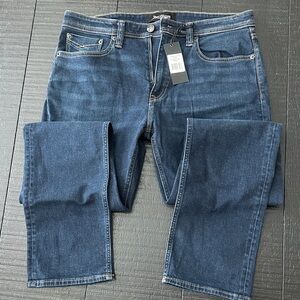 Dark Indigo Straight Leg Jeans